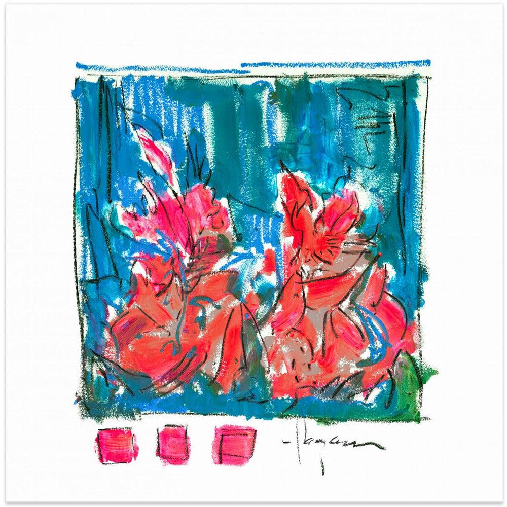 Pink Blossoms Abstract