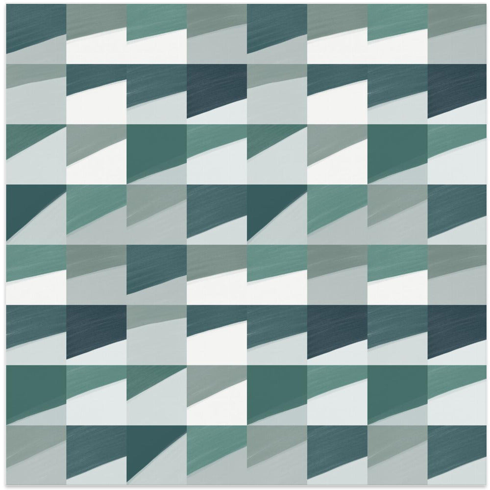 Mid Century Grid Pattern Seven