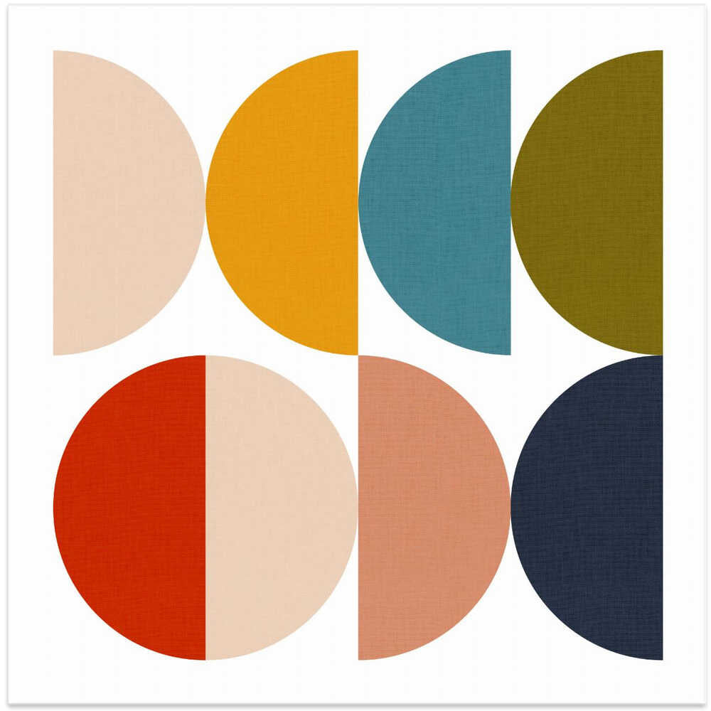 Mid Century Geometric Color Play