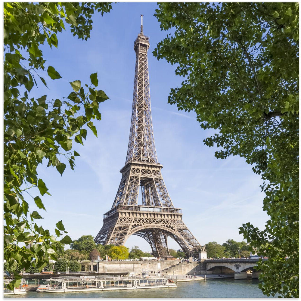 Art Prints of PARIS Eiffel Tower & River Seine