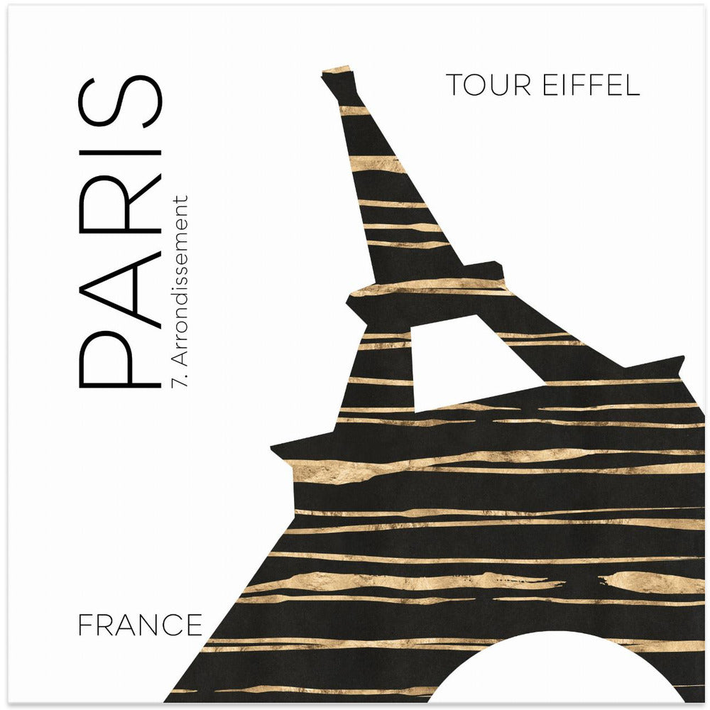 Art Prints of Urban Art PARIS Eiffel Tower