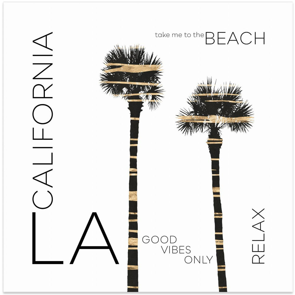 Art Prints of Urban Art LA Palm Trees