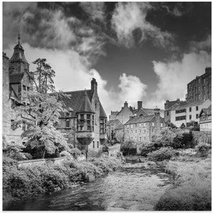 Art Prints of EDINBURGH Dean Village - Monochrome
