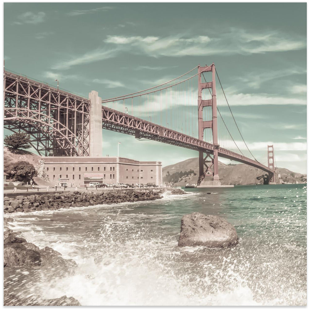 GOLDEN GATE BRIDGE Coastline Impression | urban vintage style