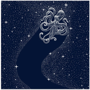 Art Prints of Starry Octopus