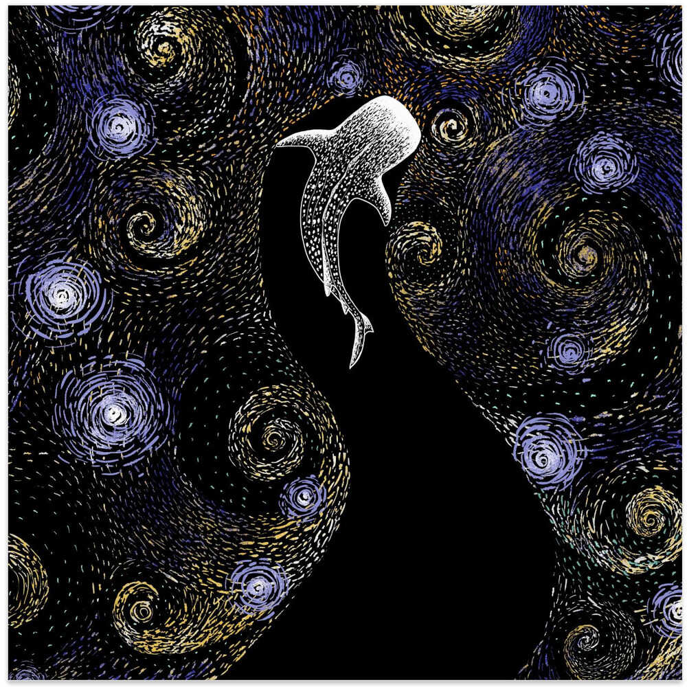 Star Eater In Van Gogh Style Colored