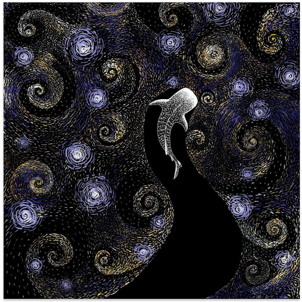 Star Eater In Van Gogh Style Colored