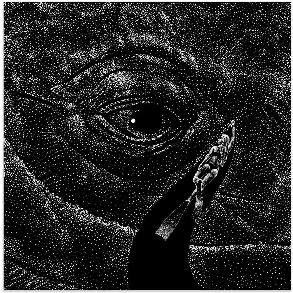 In the Whale's Eye Blue Version