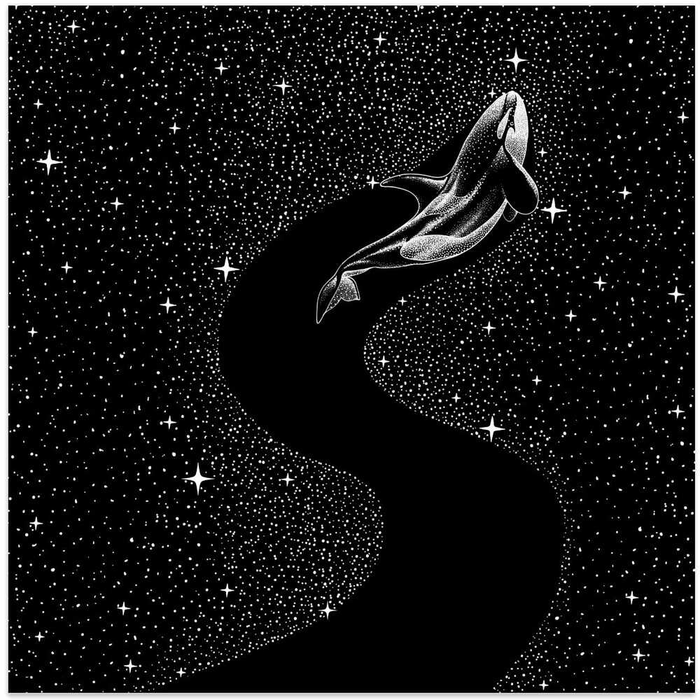 Starry Orca (black Version)