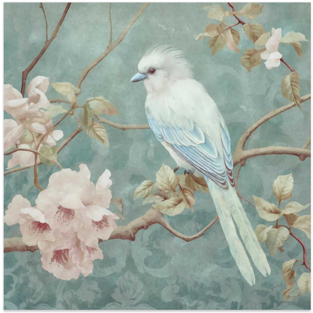 Chinoiserie Bird Spring Vibes 005