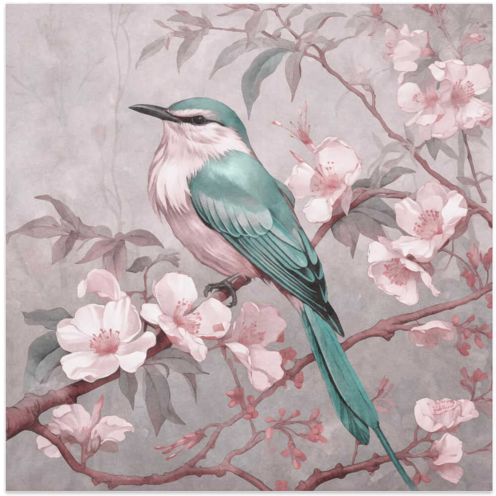 Chinoiserie Bird Spring Vibes 003