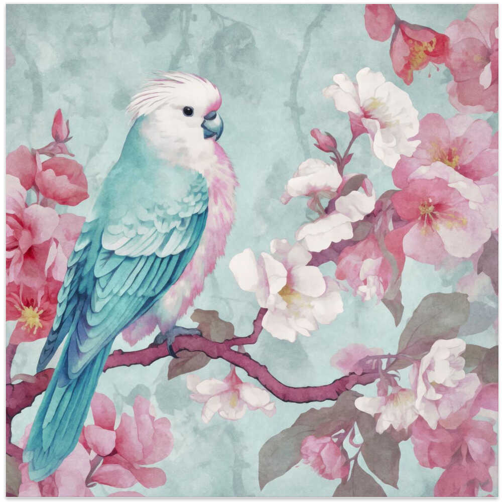Sakura Spring Bird