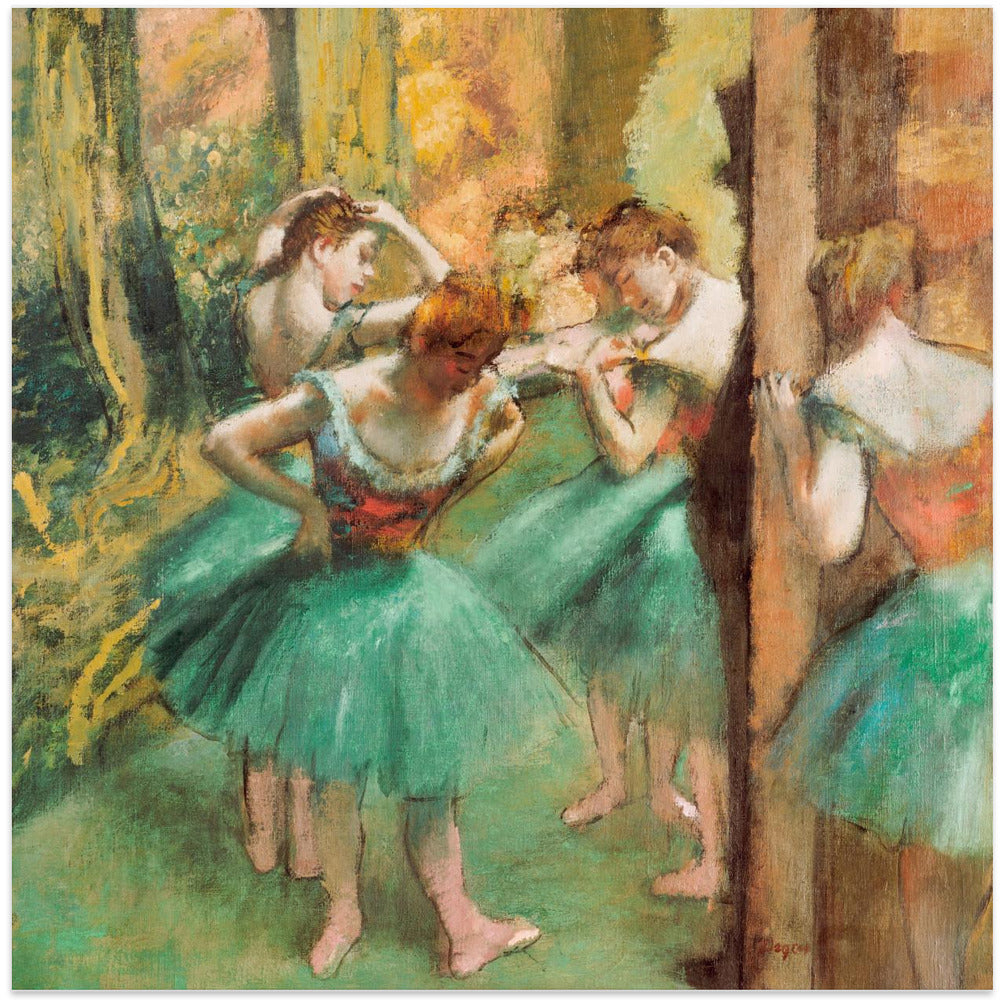 Dancers, Pink and Green
