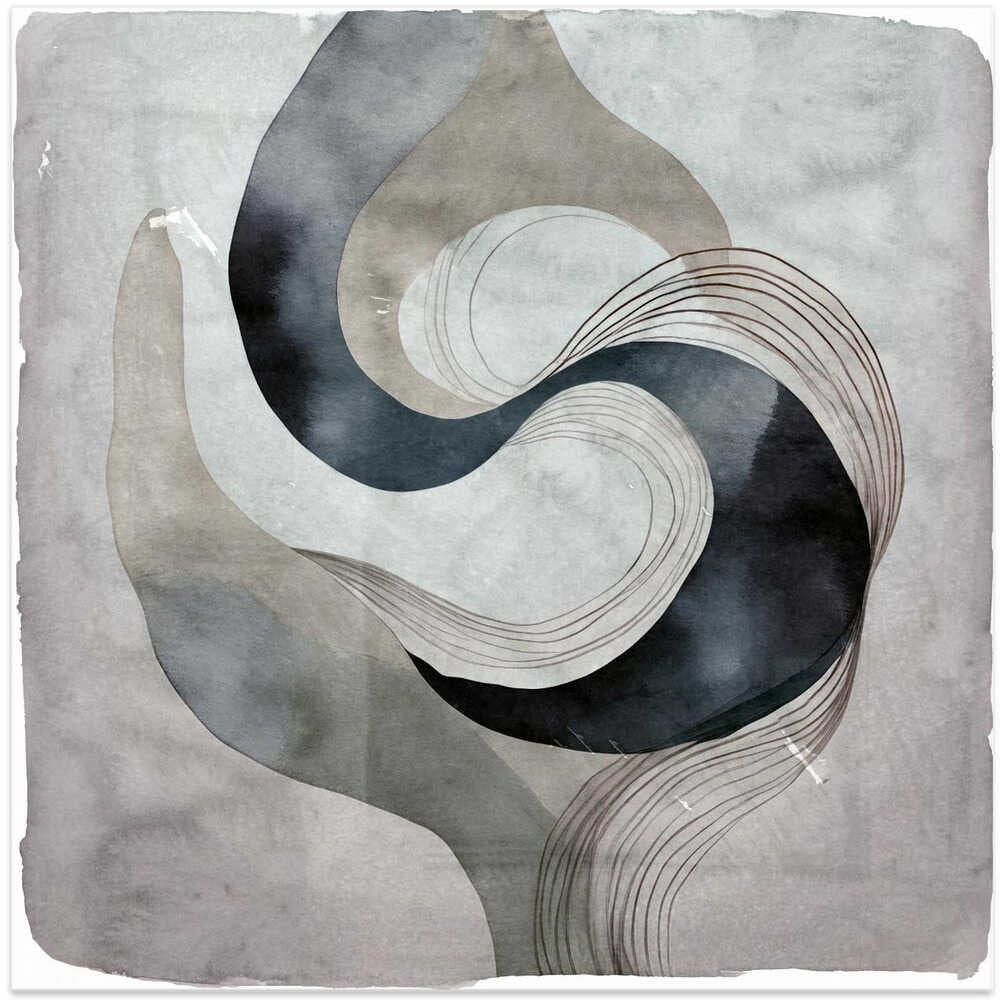 Abstract Green On Neutral Background 1