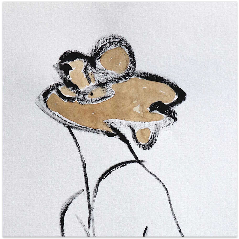 Misty Hat Silhouette