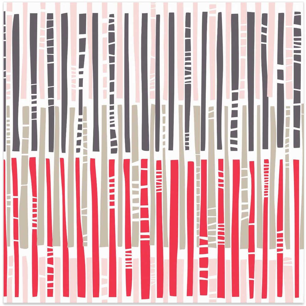 City life geometrics beams pearl pink pattern