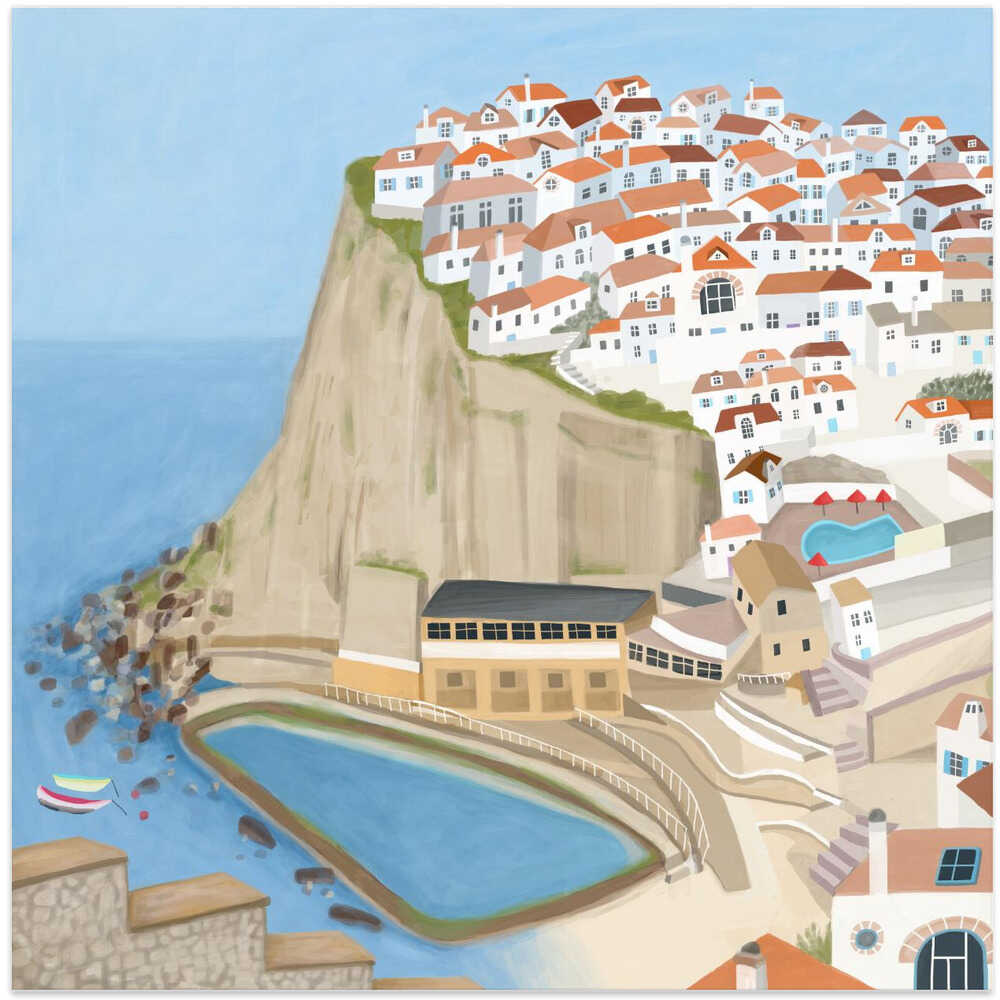 Azenhas Do Mar, Sintra, Portugal by Artist Carla Daly