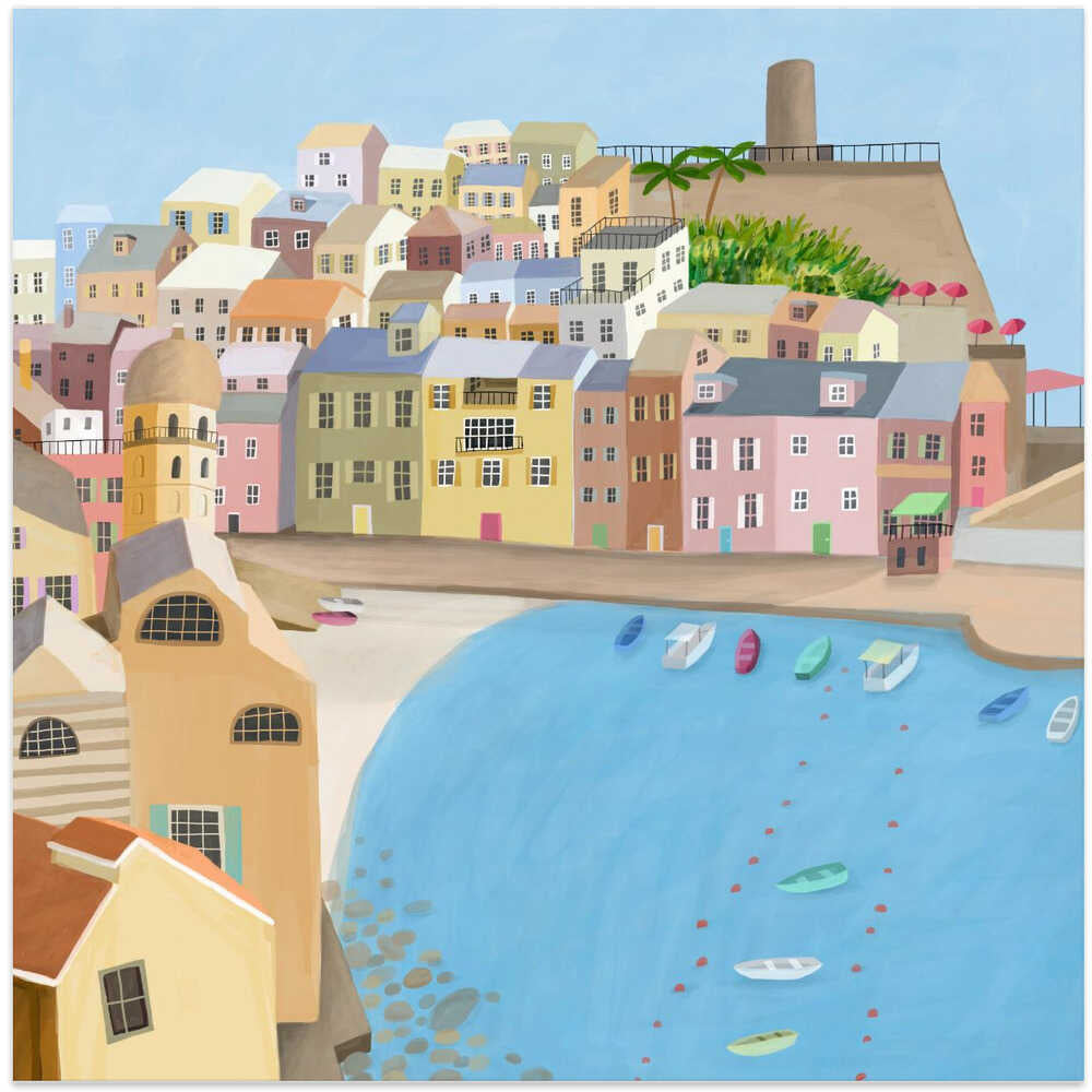 Vernazza, Italy by Artist Carla Daly