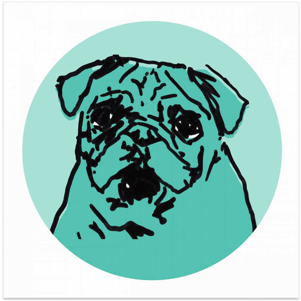 A Very Modern Pug Dot 1