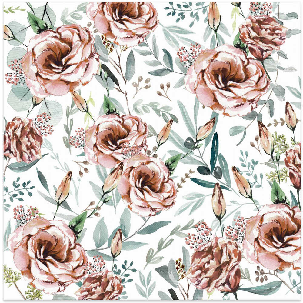 Floral Explosion White