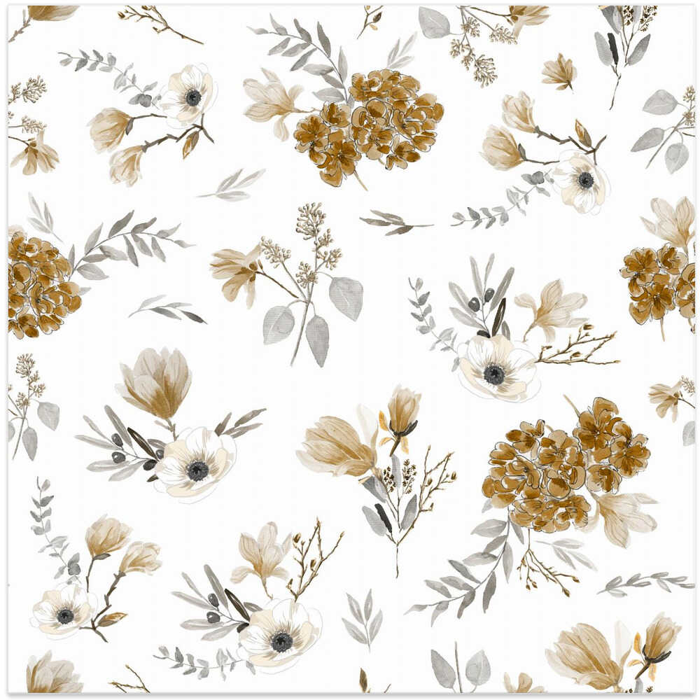 Floral Bouquets Pattern Autumn