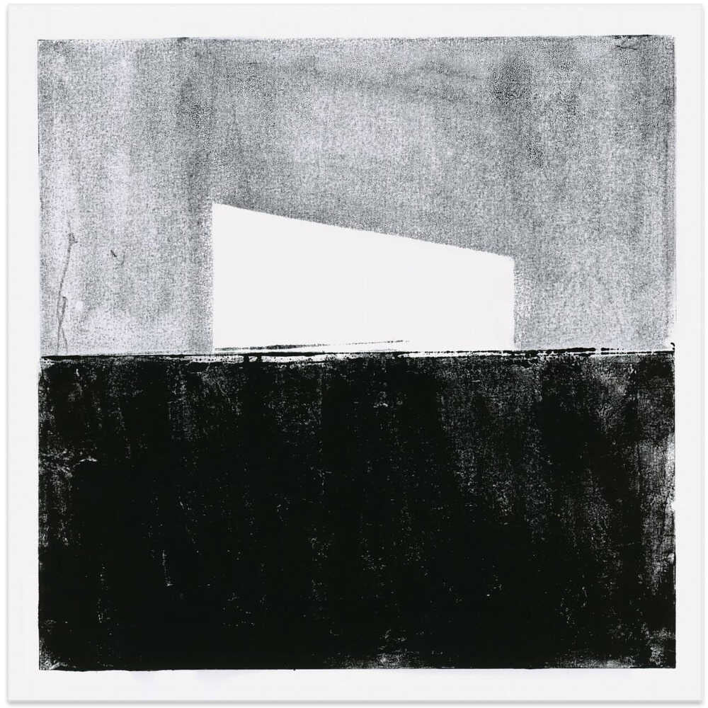 Barn On Field No1 Art Print