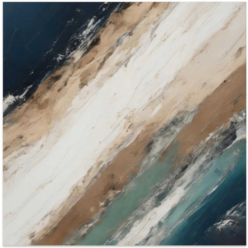 Earthy Tones Of Blue And Beige