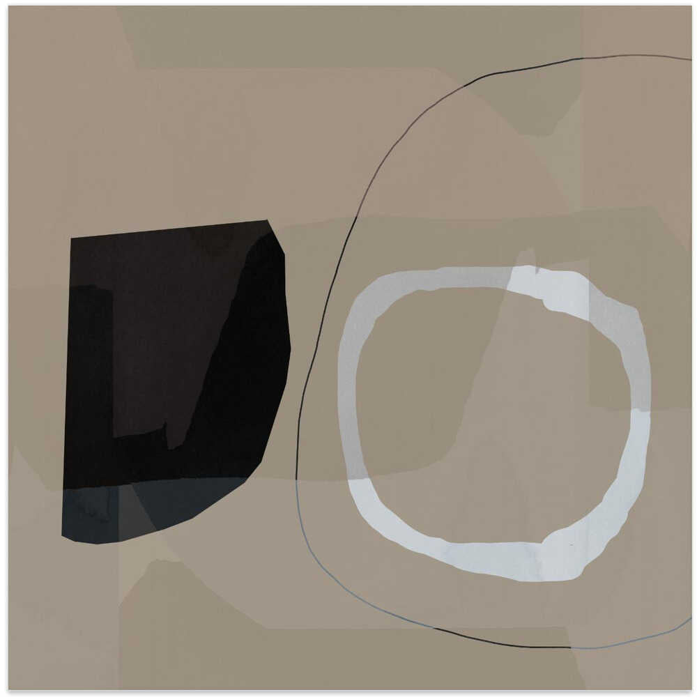 Neutral Shapes Abstract No 1