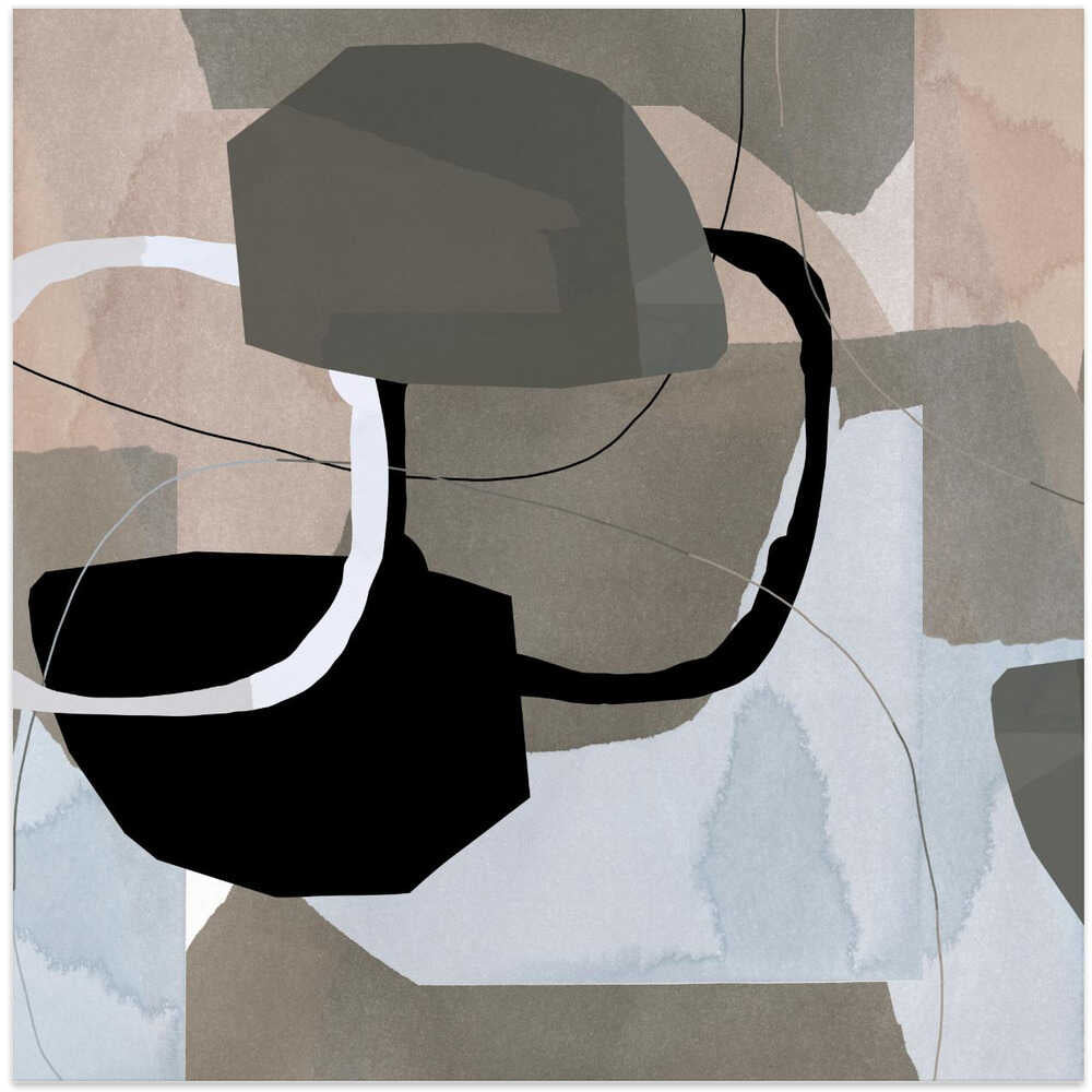 Neutral Shapes Abstract No 4