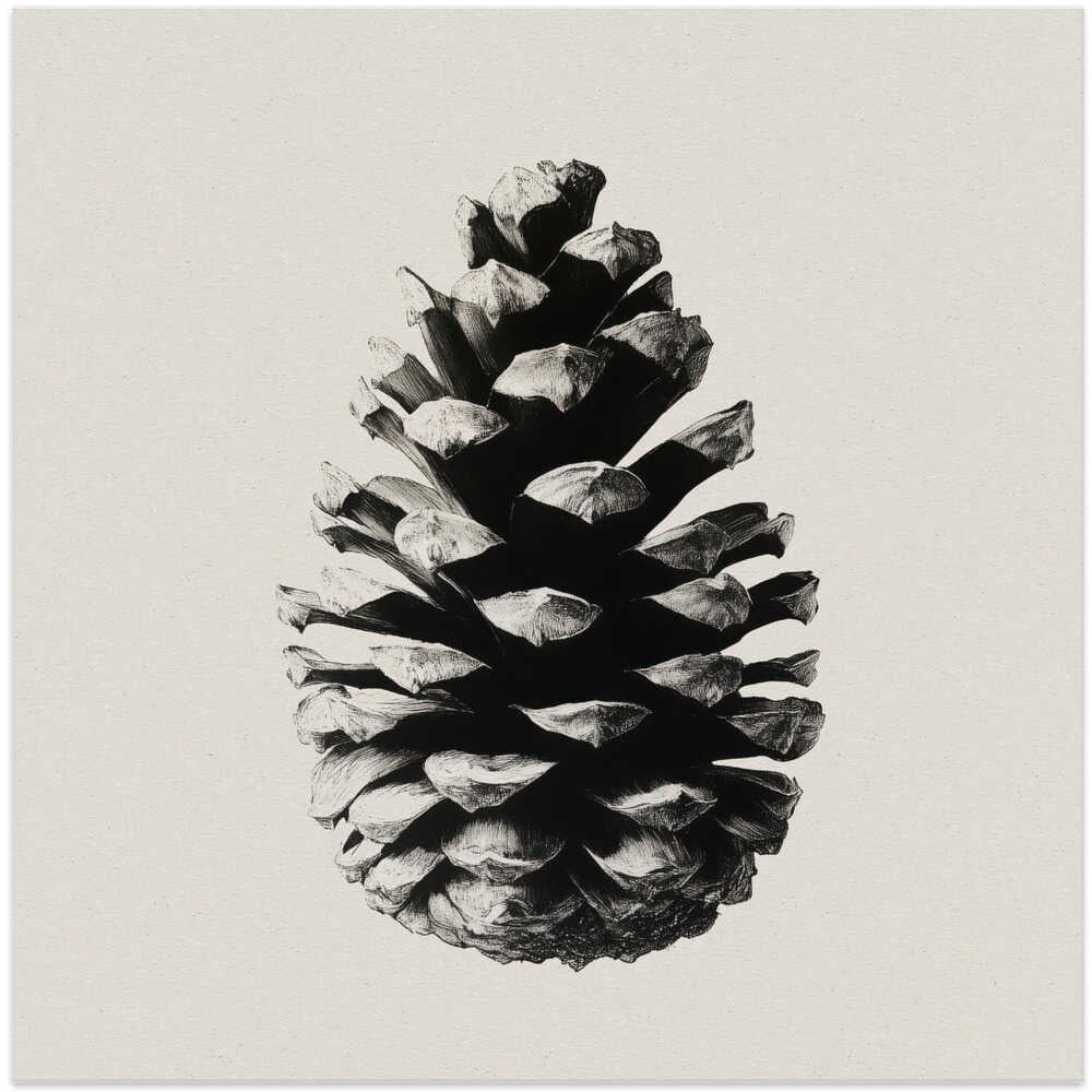 Pinecone Silhouette