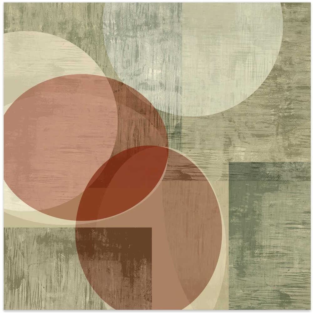 Modern Mocha Abstract Shapes 2