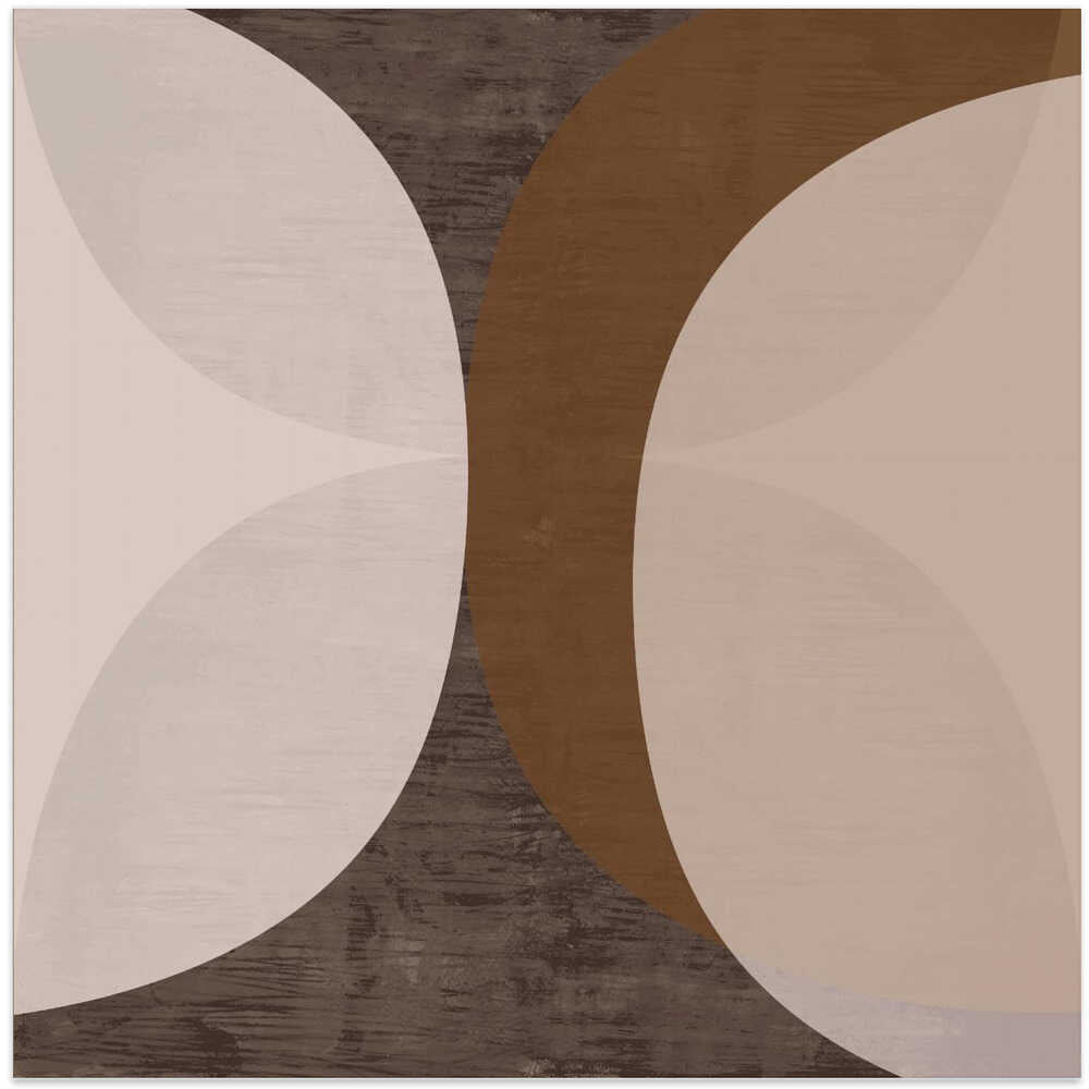 Modern Mocha Abstract Shapes 5