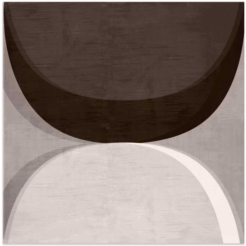 Modern Mocha Abstract Shapes 1