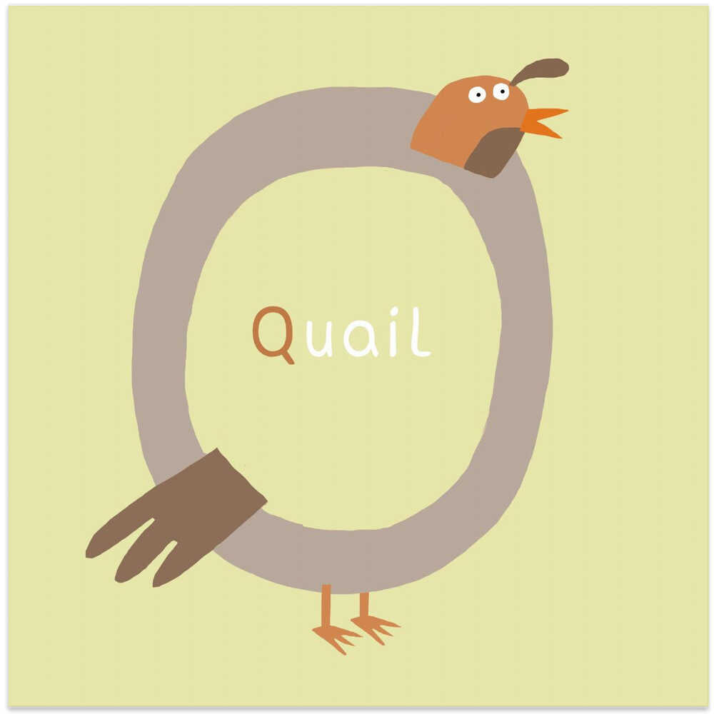 Quirky Quail Letter