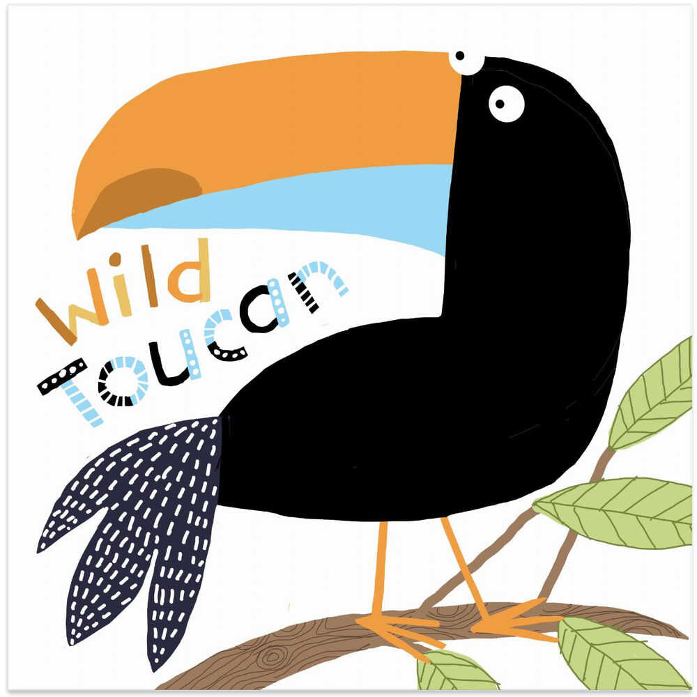 Wild Toucan in the Jungle by Carla Daly