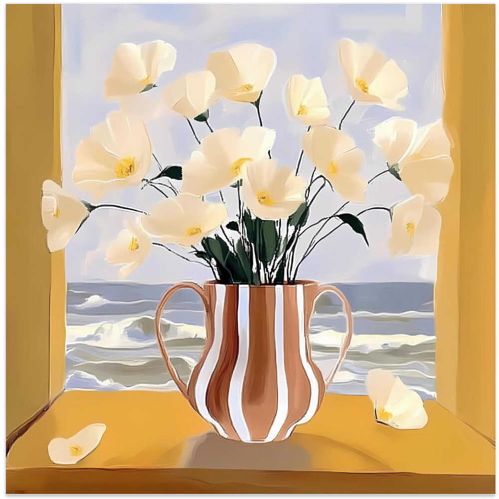 Flowers By the Window