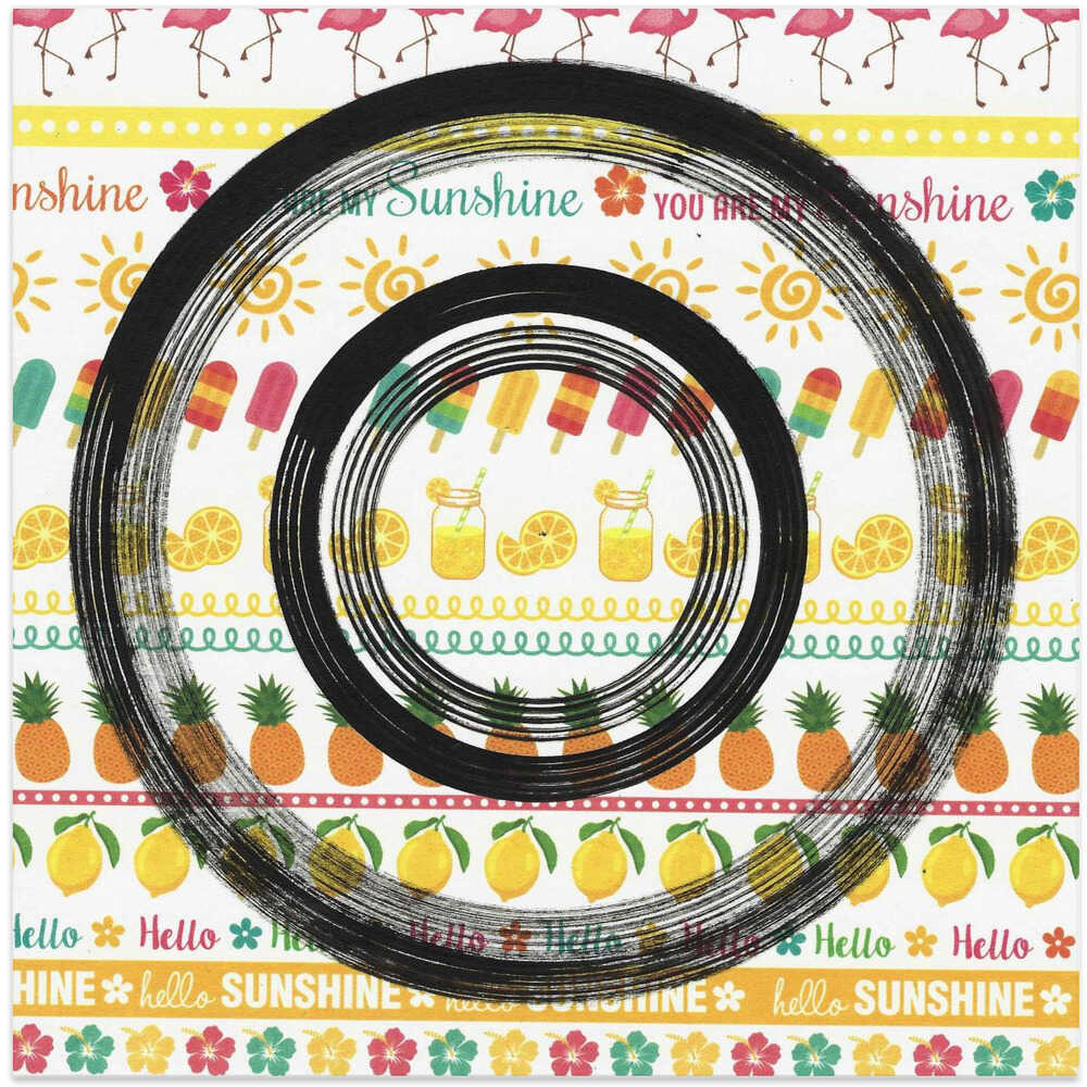 Black Concentric Circles