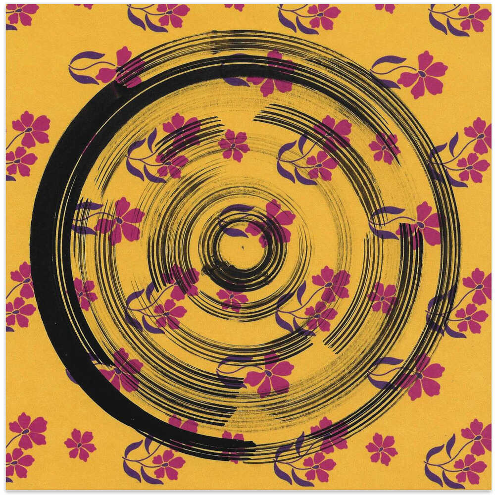 Bold Circular Swirl Pattern