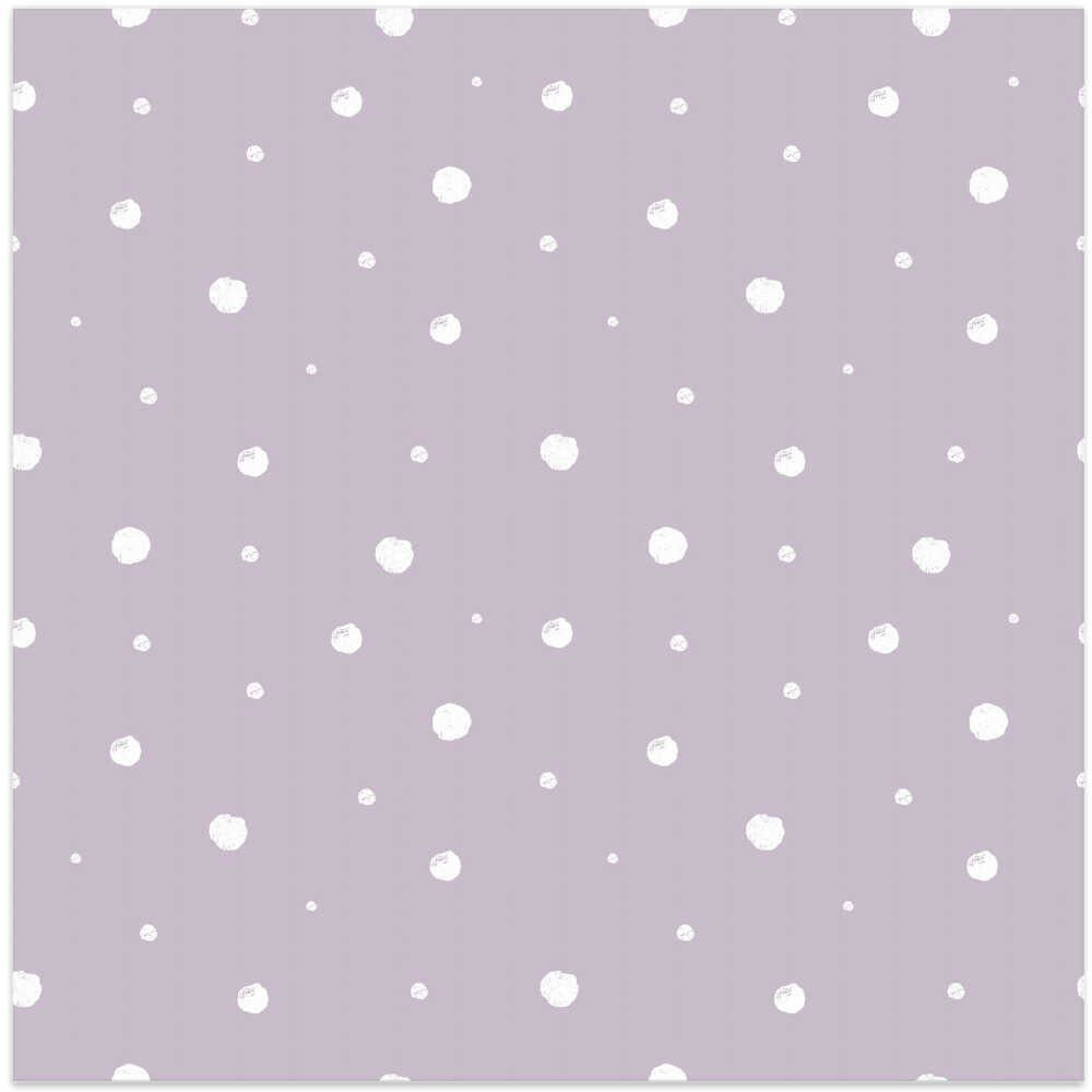 Spring Pastel Dots Pattern Purple