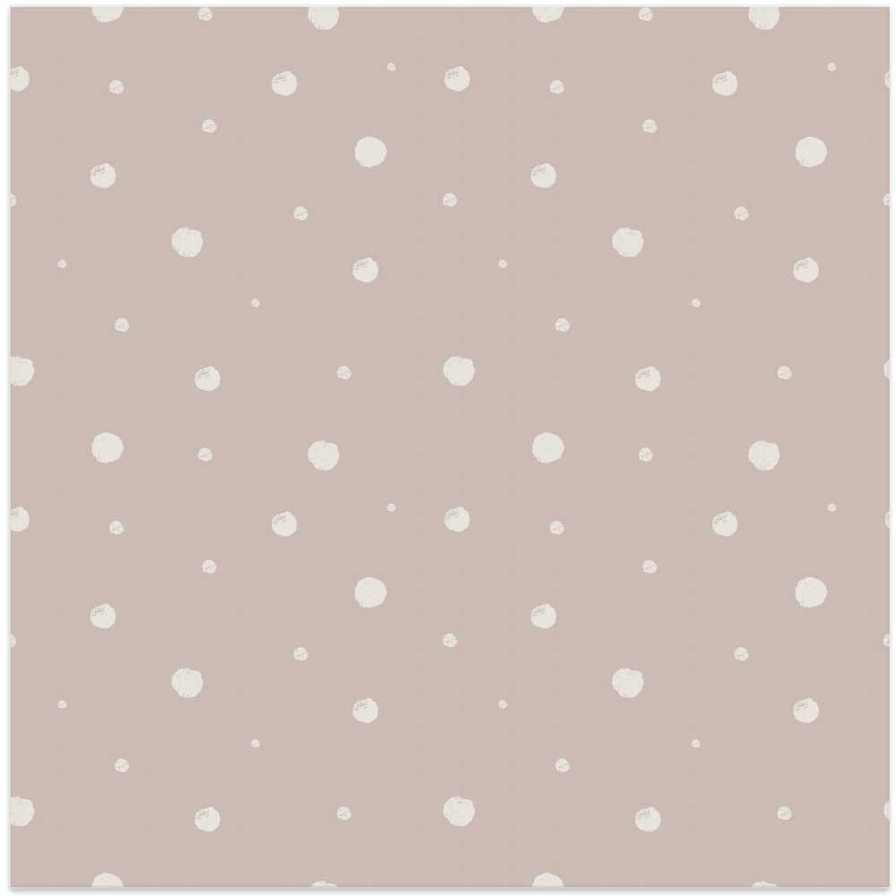 Spring Pastel Dots Pattern Beige