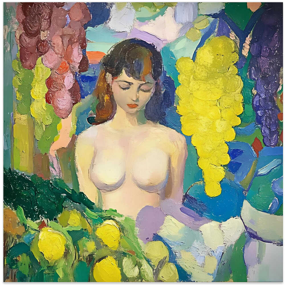 Nude Woman With Fruit
