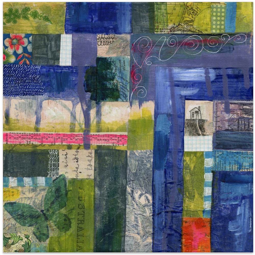 Vibrant Mosaic Tapestry