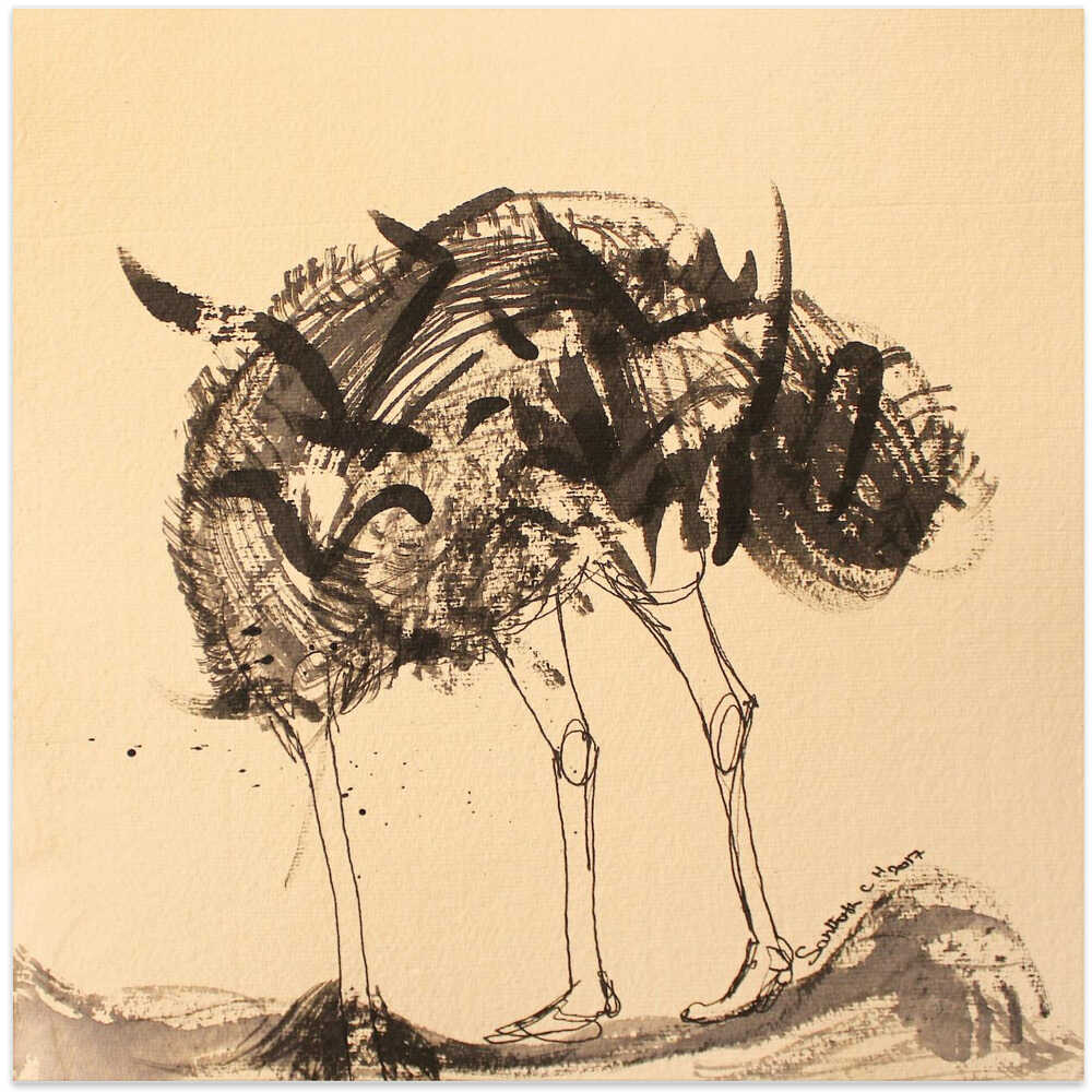 Abstract Ostrich