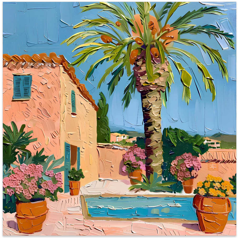 Mediterranean Villa Scene
