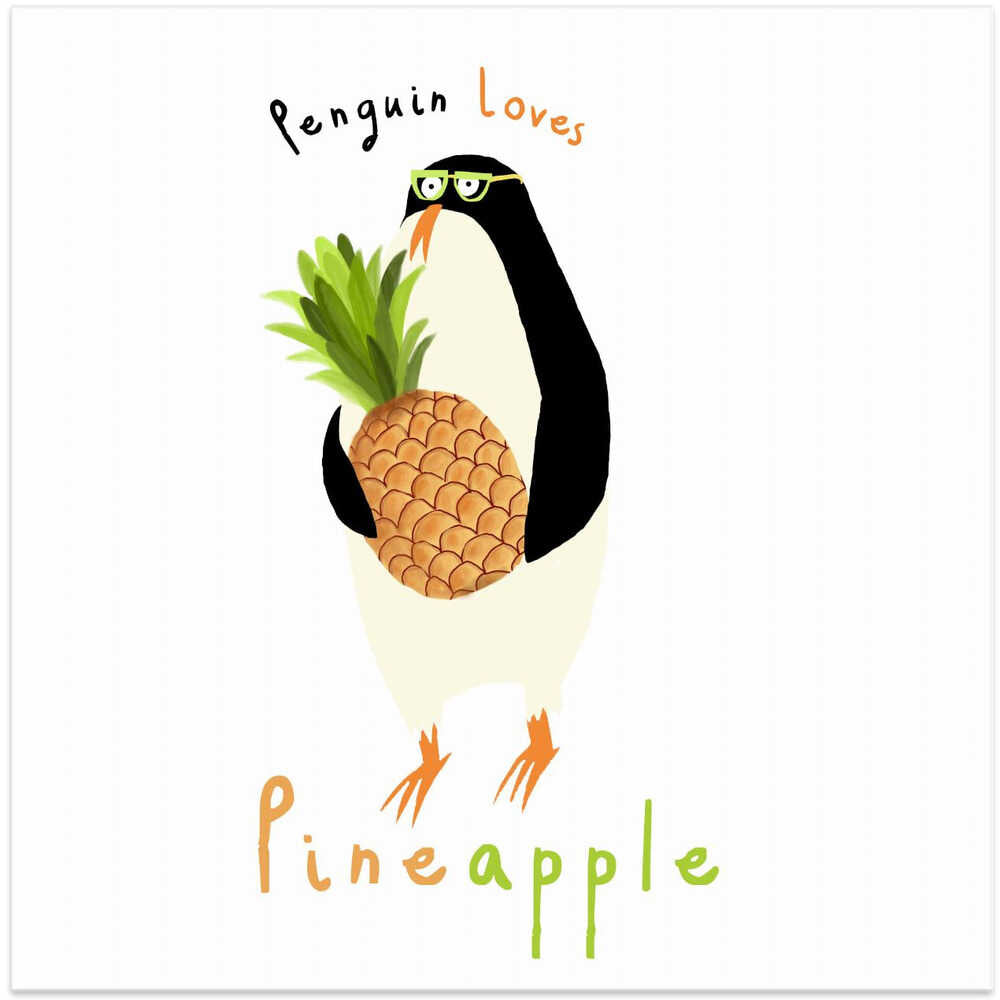Penguin Loves Pineapple