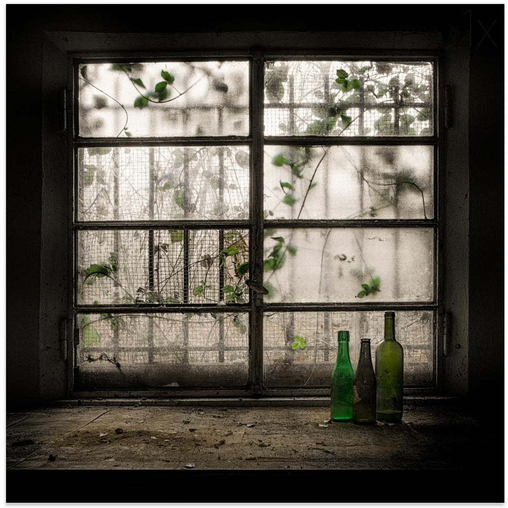 Still-Life with glass bottle