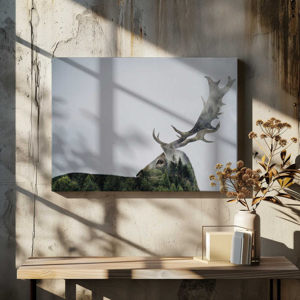 Antler Double-exposed