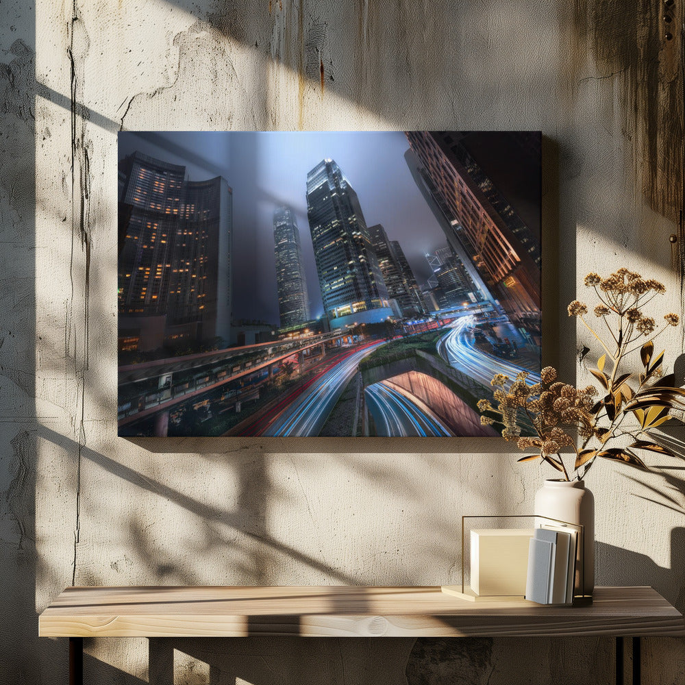 Art Prints of Hong Kong City Lights