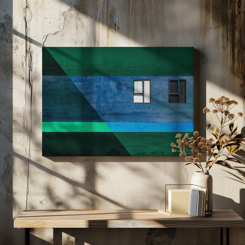 Blinds in black & white.