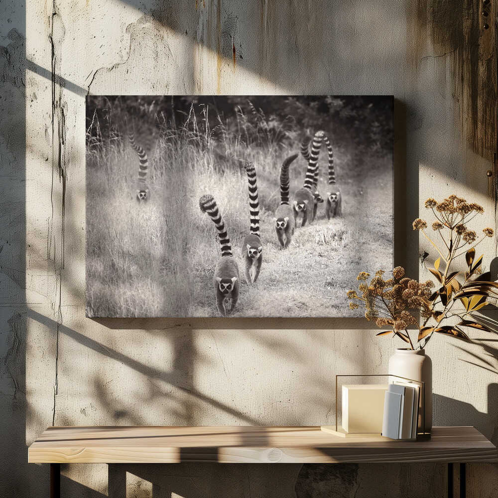 à la queu leu leu ...